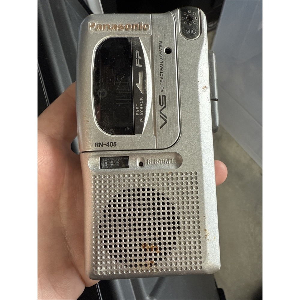 Panasonic RN-405‎ Handheld Cassette Voice Recorder NOT TESTED PARTS ONLY